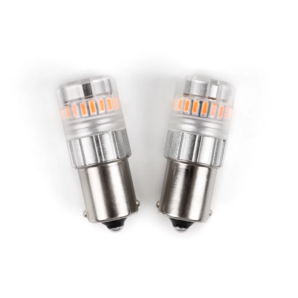 3175A – ARC LIGHTING Tail Light Bulb, 7075 Philips 3020 High Power LED Amber 600 Lumens 9 To 16 Volt DC Set Of 2